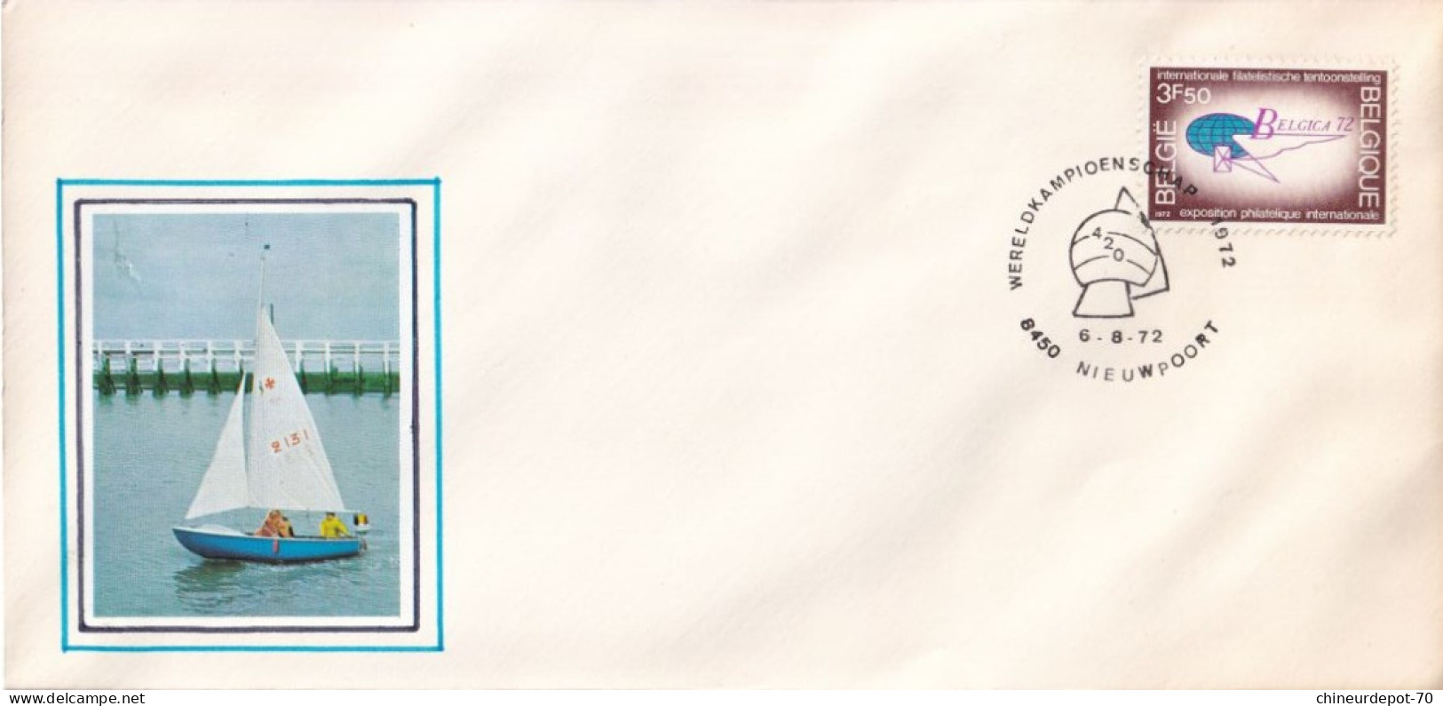 Enveloppe Oblitérée Expositions Philatéliques Internationales 1972 - Storia Postale