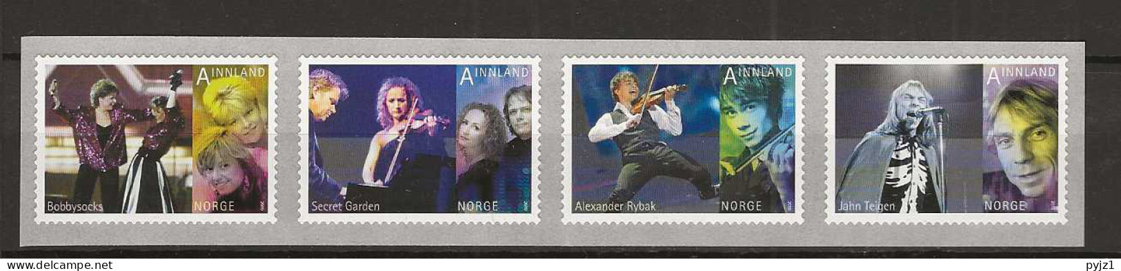 2010 MNH Norway, Mi 1720-23 Postfris** - Neufs