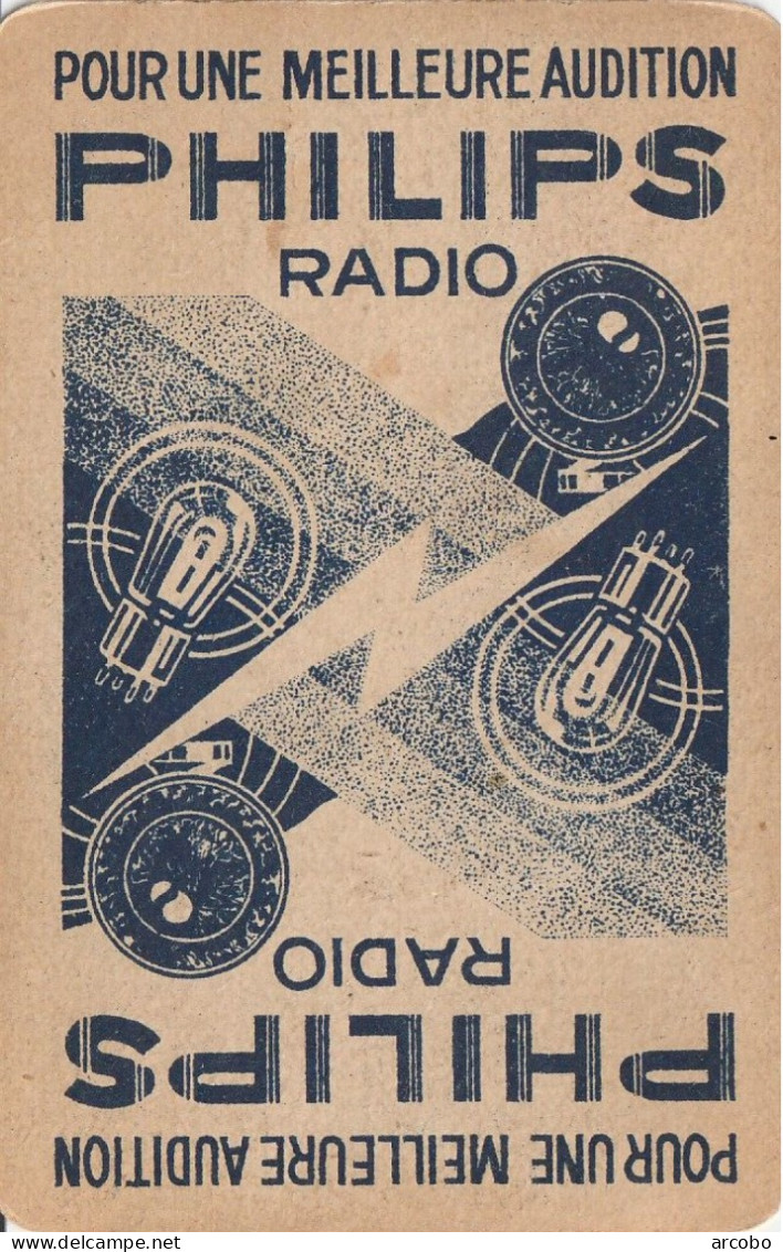 Philips Radio 1 Kaart - 1 Card Vintage - Carte Da Gioco