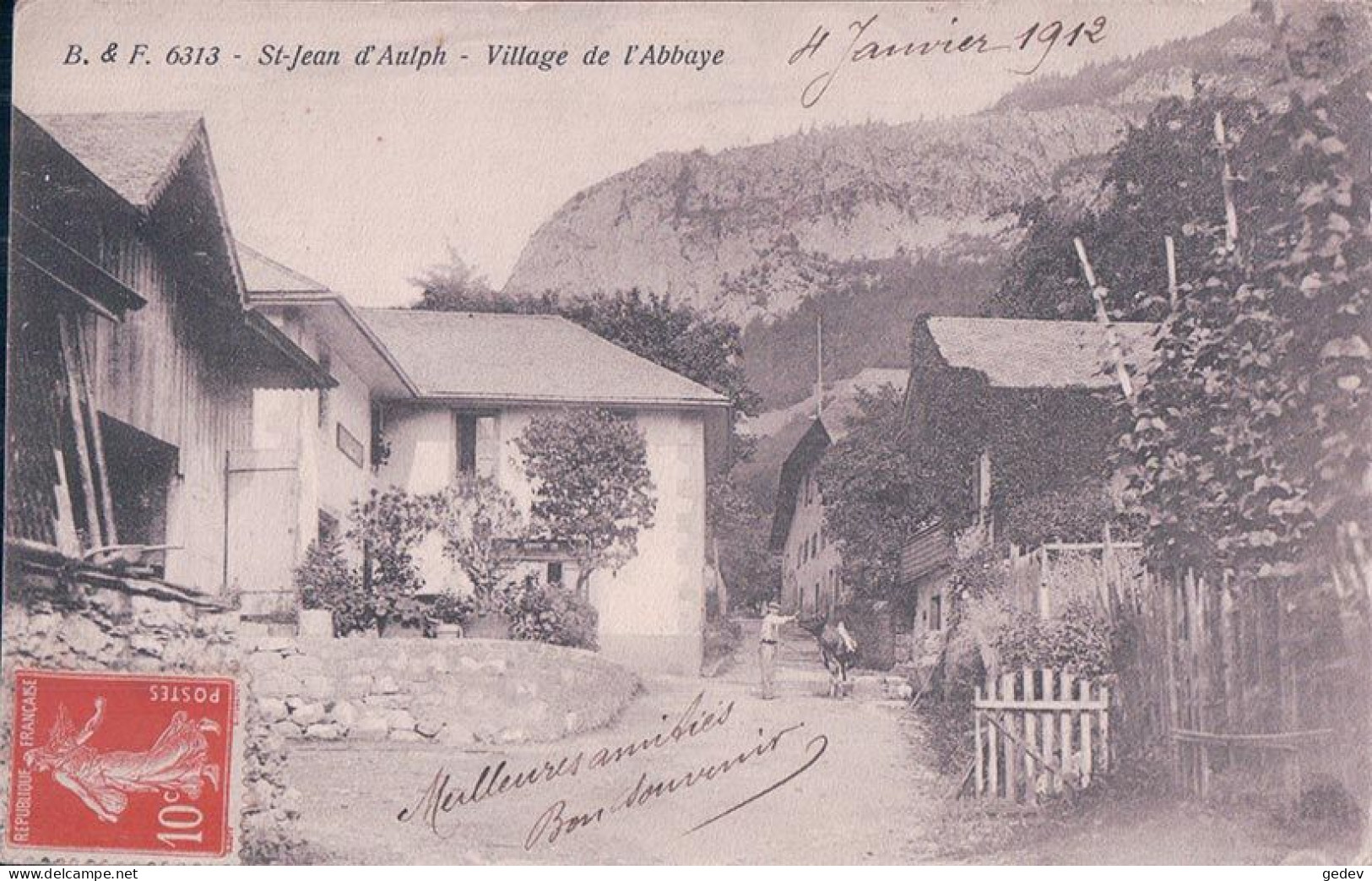 France 74, Saint-Jean-d'Aulps, Village De L'Abbaye (6313) - Saint-Jean-d'Aulps
