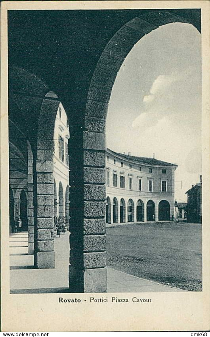 ROVIGO - PORTICI PIAZZA CAVOUR - EDIZIONE LANCELLOTTI - SPEDITA 1949 (19949) - Rovigo