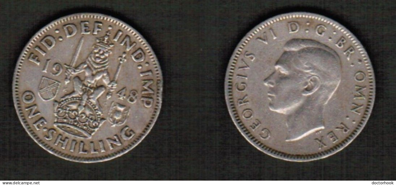 GREAT BRITAIN    1 SHILLING 1948 (KM # 863) #7675 - I. 1 Shilling