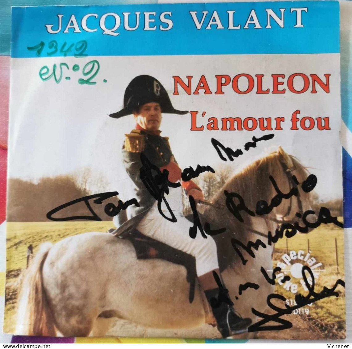 Jacques Valant – Napoleon - 45T - Dédicacé - Country Et Folk