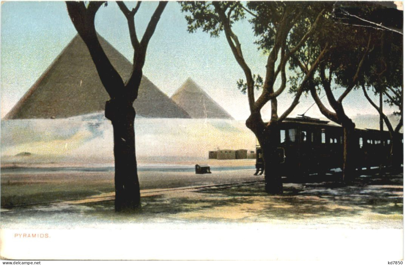 Egypt - Pyramids With Train - Pyramiden