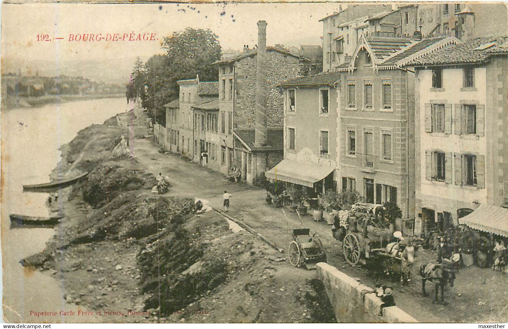 BOURG DE PÉAGE Arrivée De La Diligence - Bourg-de-Péage