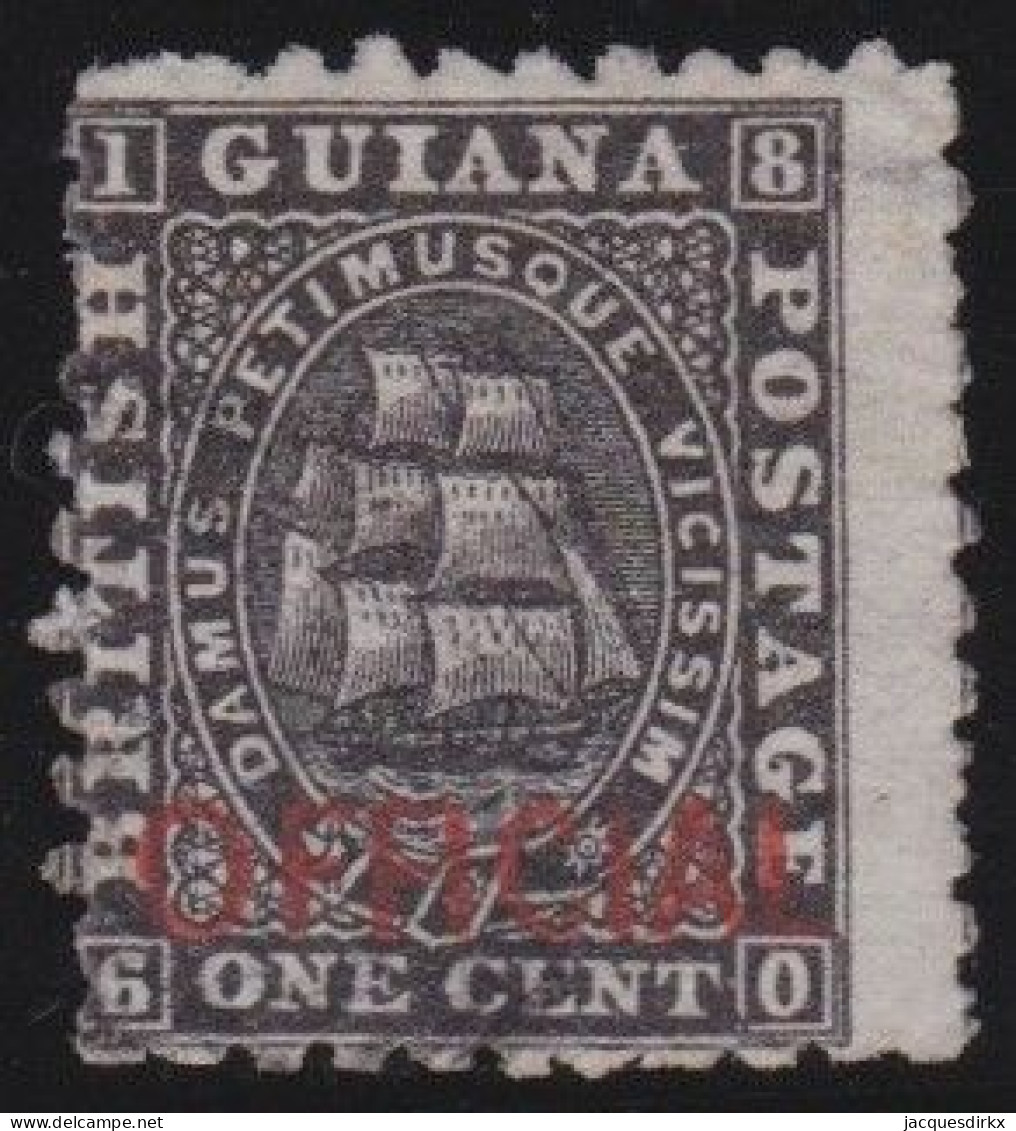 British  Guiana         .   SG    .   O  1    .     O      .    Cancelled - Guyana Britannica (...-1966)