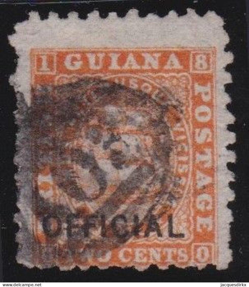 British  Guiana         .   SG    .   O 2      .     O      .    Cancelled - Guyane Britannique (...-1966)