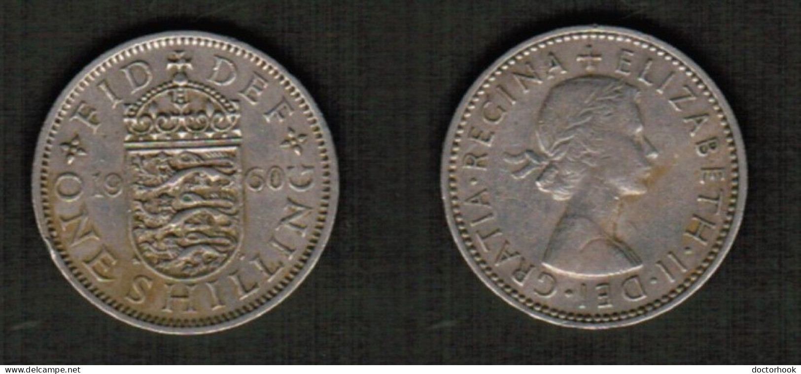 GREAT BRITAIN    1 SHILLING 1960 (KM # 904) #7682 - I. 1 Shilling