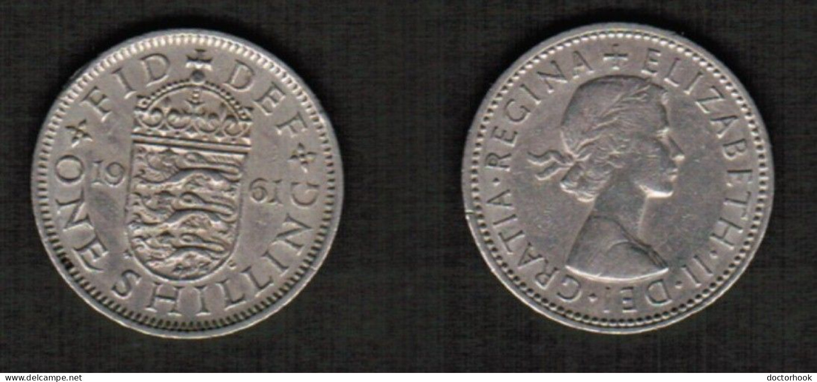 GREAT BRITAIN    1 SHILLING 1961 (KM # 904) #7683 - I. 1 Shilling