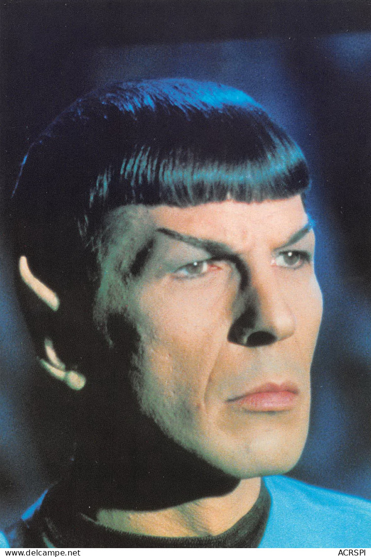 STAR  TREK Leonard Nimoy   SPOCK  PORTRAIT  105 122  (scan Recto-verso) OO 0992 - Séries TV