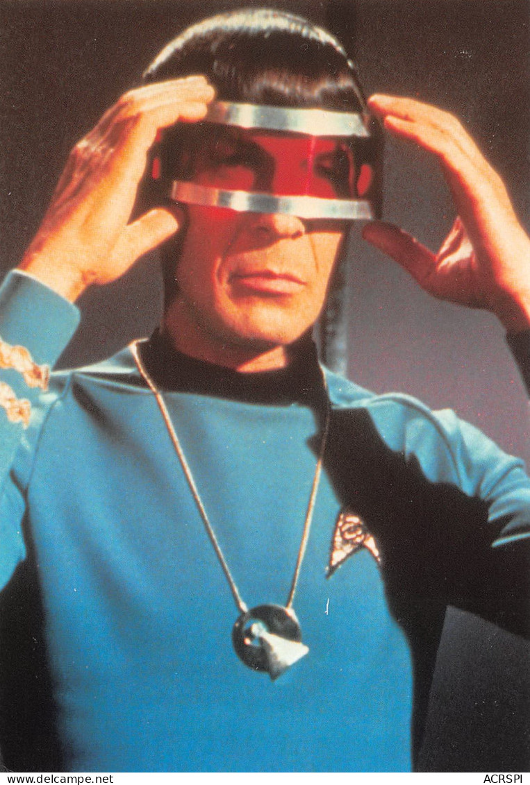 STAR  TREK Leonard Nimoy   SPOCK  Lunettes  105 244 Carte Vierge   (scan Recto-verso) OO 0992 - Séries TV