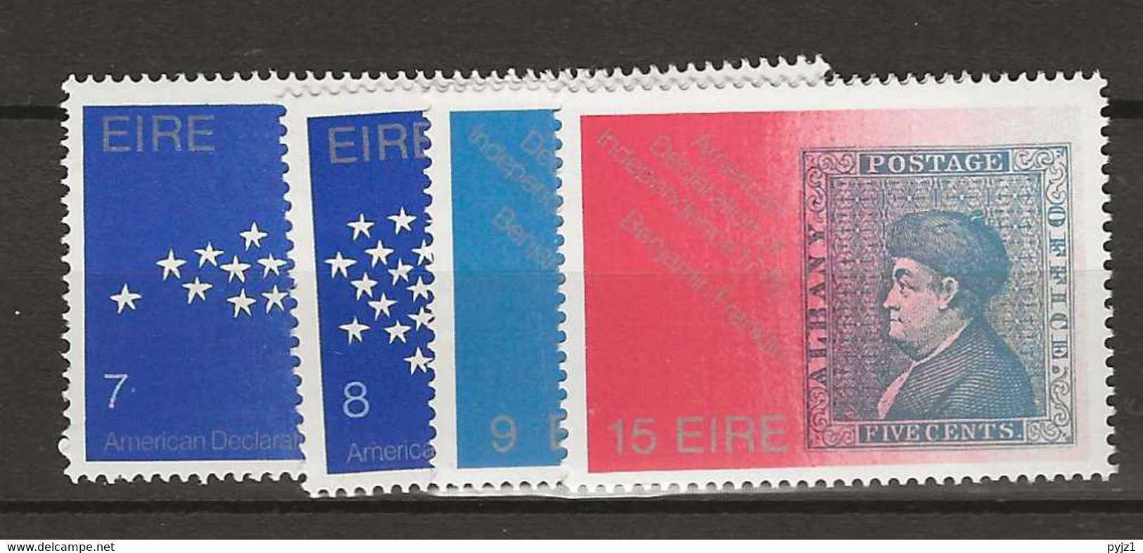 1976 MNH Ireland Mi 340-43 Postfris** - Ungebraucht