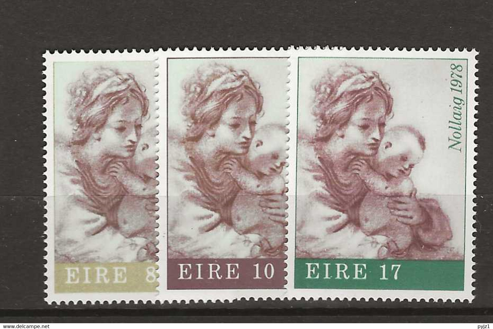 1978 MNH Ireland Mi 388-90 Postfris** - Ungebraucht