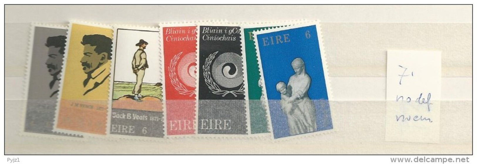 1971 MNH Ireland, Eire, 4 Sets Postfris - Ungebraucht