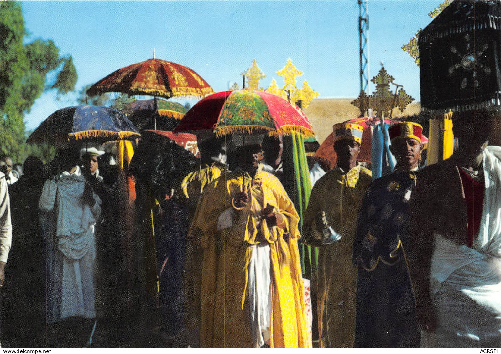 ETHIOPIE  ASMARA Ceremonial Del TIMKET (scan Recto-verso) OO 0994 - Etiopia