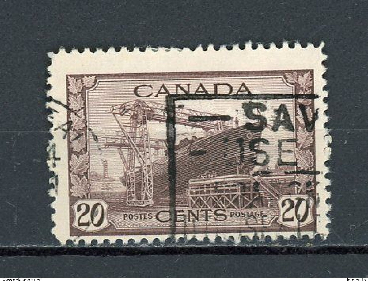 CANADA:  CORVETTE - N° Yvert 216 Obli. - Used Stamps