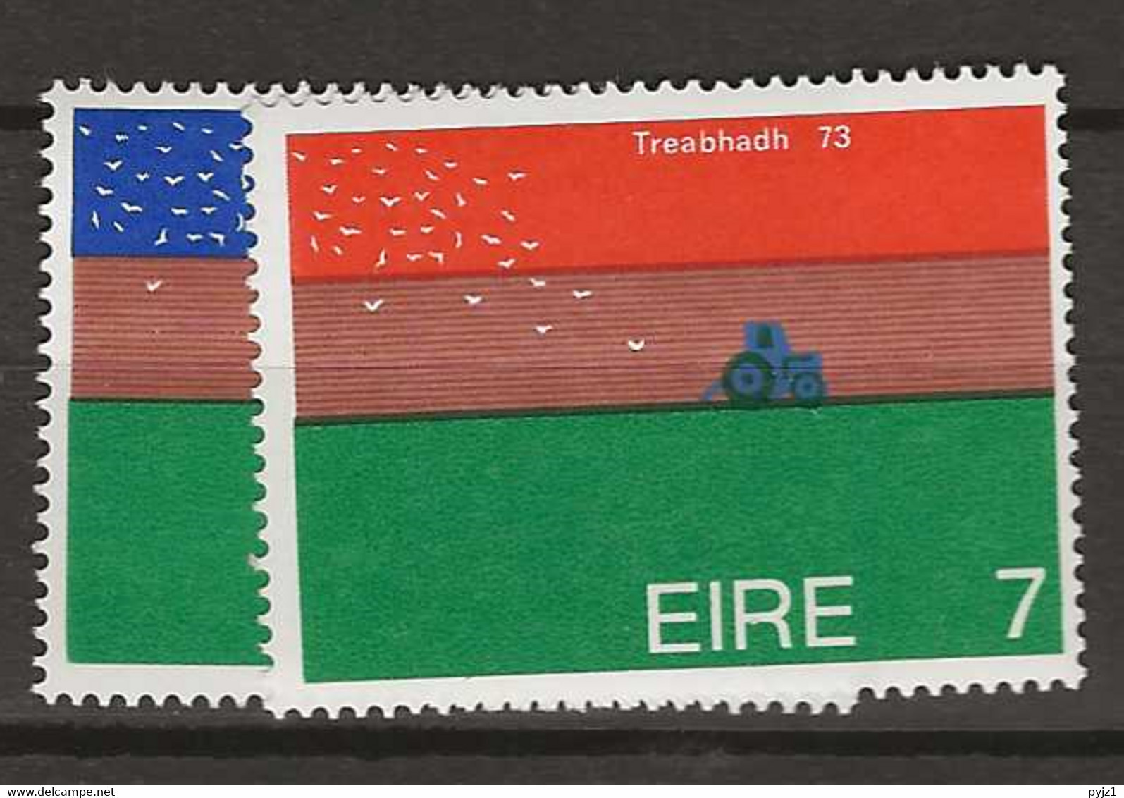 1973 MNH Ireland Mi 294-95 Postfris** - Ungebraucht