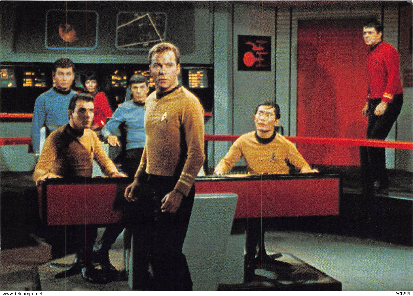  STAR TREK  USS  Enterprise   KIRK  Spock  ZULU  CHEKOV Cinema Serie   (scan Recto-verso) OO 0998 - TV Series