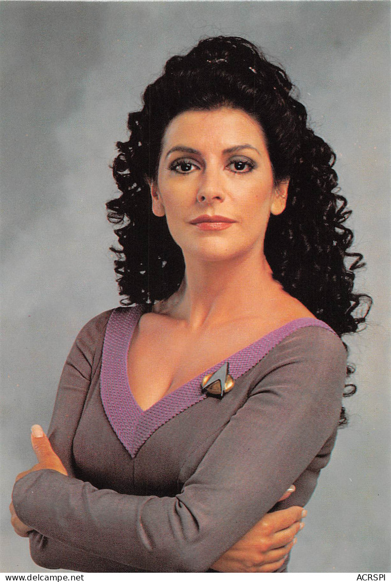 STAR TREK  DEANNA TROI    The Next Generation  Cinema  Series Acteurs SK-61 (scan Recto-verso) OO 0999 - Séries TV