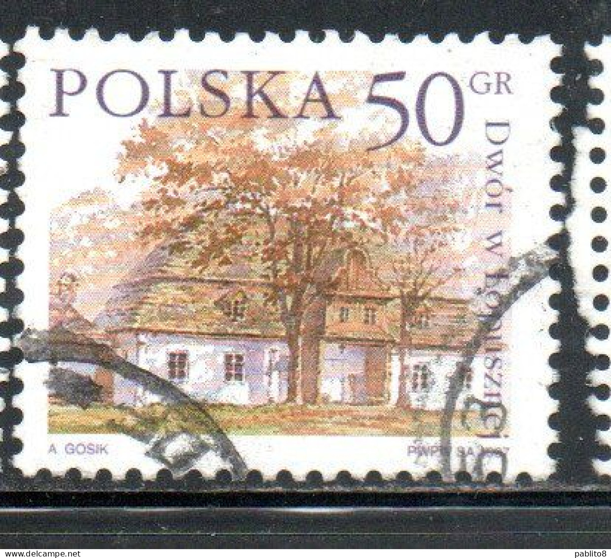 POLONIA POLAND POLSKA 1997 COUNTRY ESTATES LOPUSZNEJ 50g USED USATO OBLITERE' - Usados