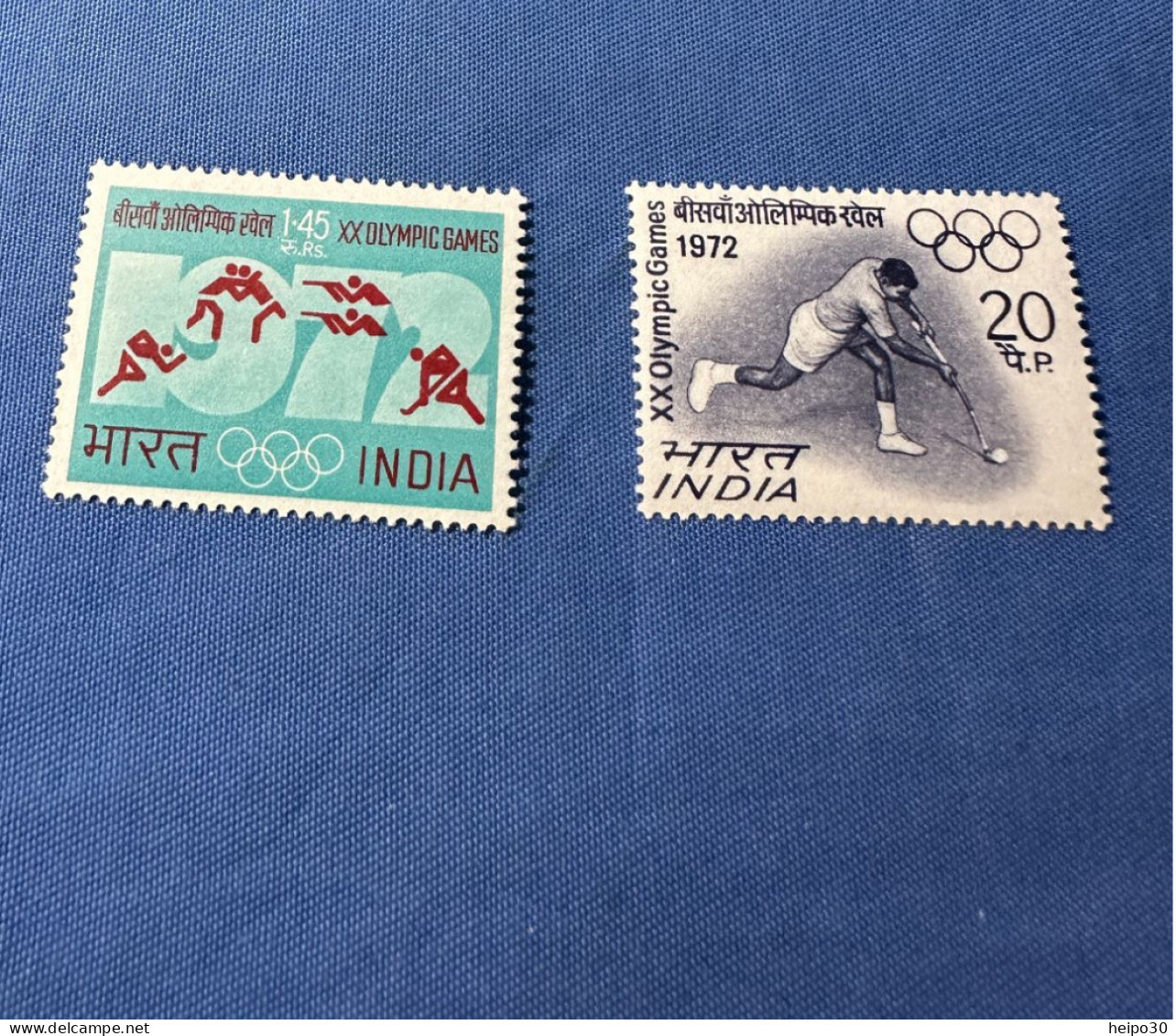 India 1972 Michel 538-39 Olympische Sommerspiele MNH - Unused Stamps