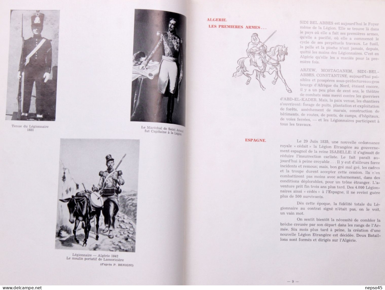 Légion Etrangère.troupe D’assaut.force Combattante De L'Armée De Terre Française - Documenti