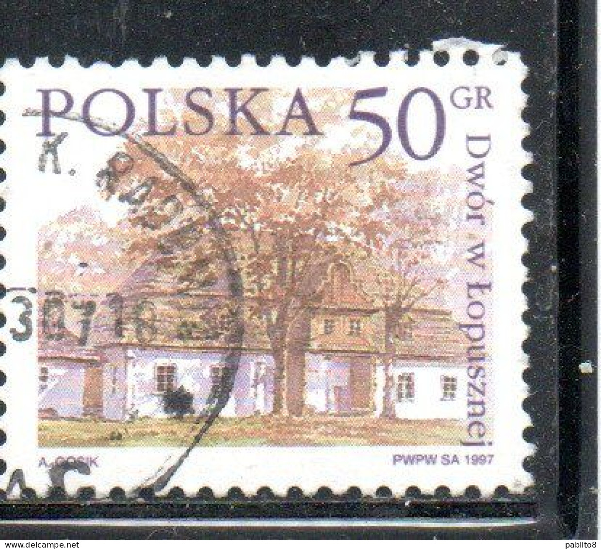 POLONIA POLAND POLSKA 1997 COUNTRY ESTATES LOPUSZNEJ 50g USED USATO OBLITERE' - Used Stamps