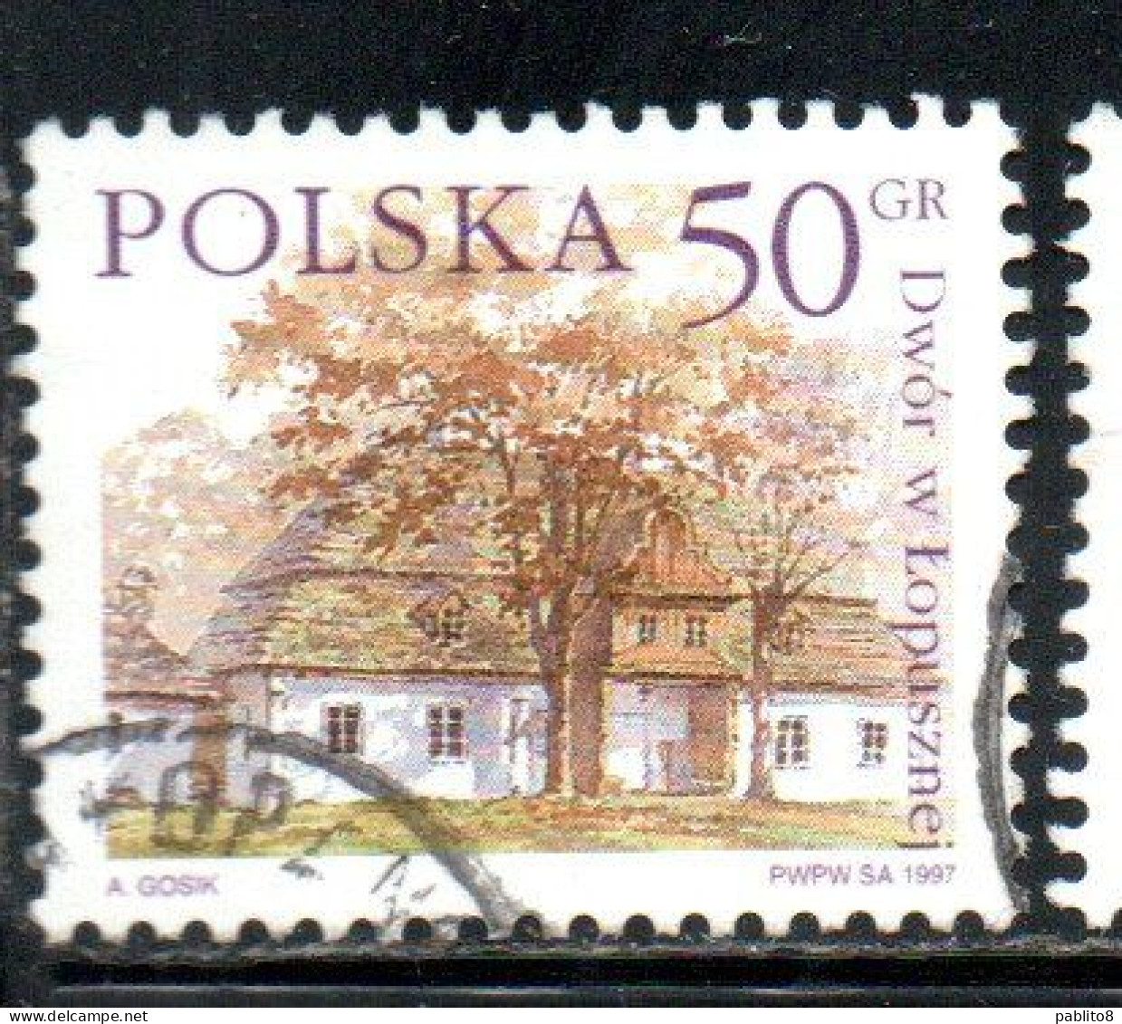 POLONIA POLAND POLSKA 1997 COUNTRY ESTATES LOPUSZNEJ 50g USED USATO OBLITERE' - Usati