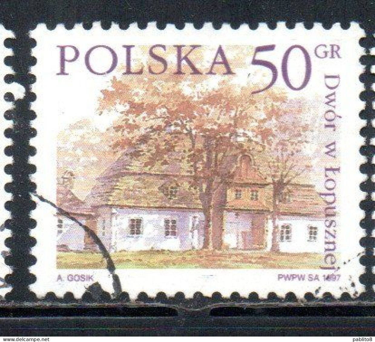 POLONIA POLAND POLSKA 1997 COUNTRY ESTATES LOPUSZNEJ 50g USED USATO OBLITERE' - Used Stamps