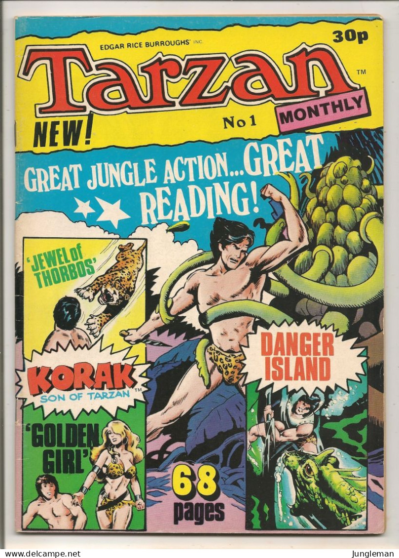 Tarzan Monthly # 1 - Published Byblos Productions Ltd. - In English - 1977 - TBE / Neuf - Autres Éditeurs