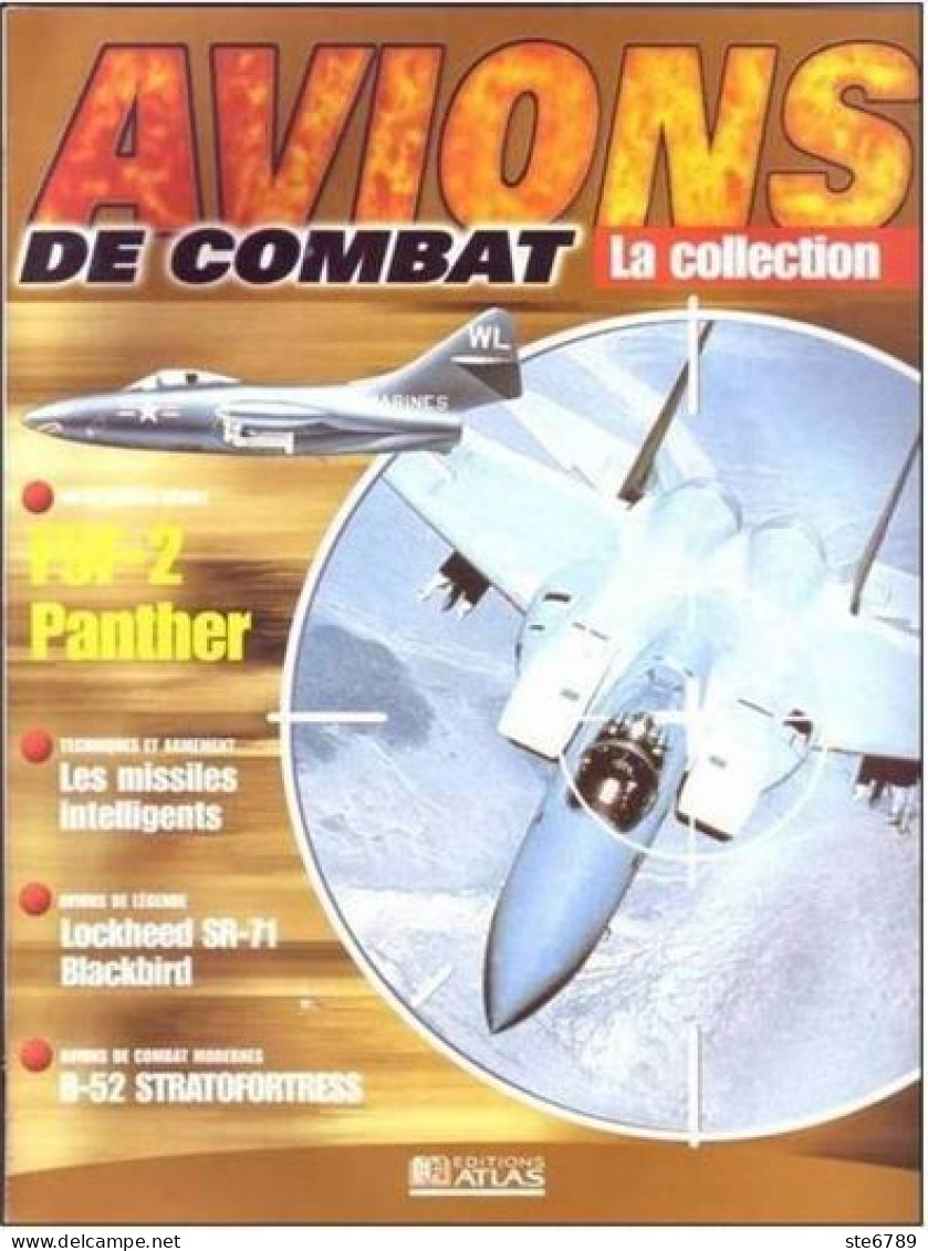 N° B18    F9F 2 PANTHER  Aviation  La Collection AVIONS DE COMBAT Guerre Militaria - Aviazione