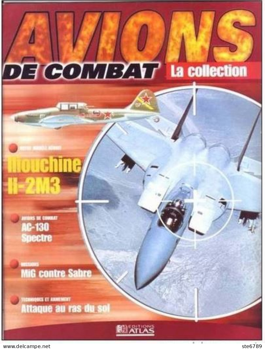 N° B24   ILIOUCHINE II  2M3     Aviation  La Collection AVIONS DE COMBAT Guerre Militaria - Luchtvaart
