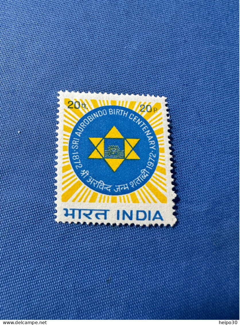 India 1972 Michel 542 Sri Aurobindo MNH - Ungebraucht