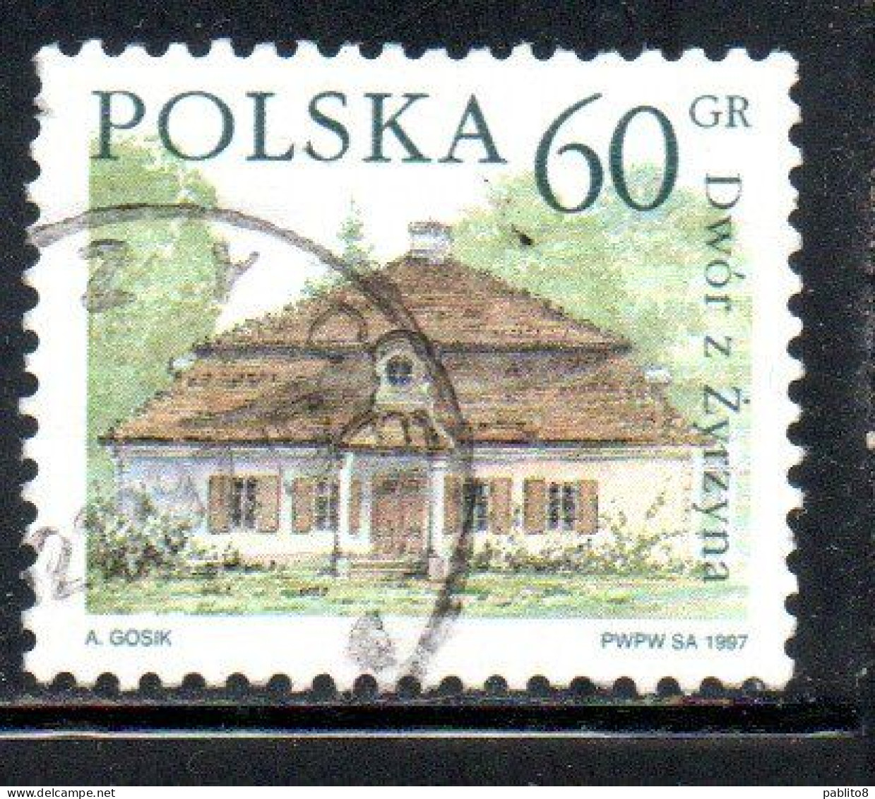 POLONIA POLAND POLSKA 1997 COUNTRY ESTATES ZYRZYNA 60g USED USATO OBLITERE' - Gebruikt