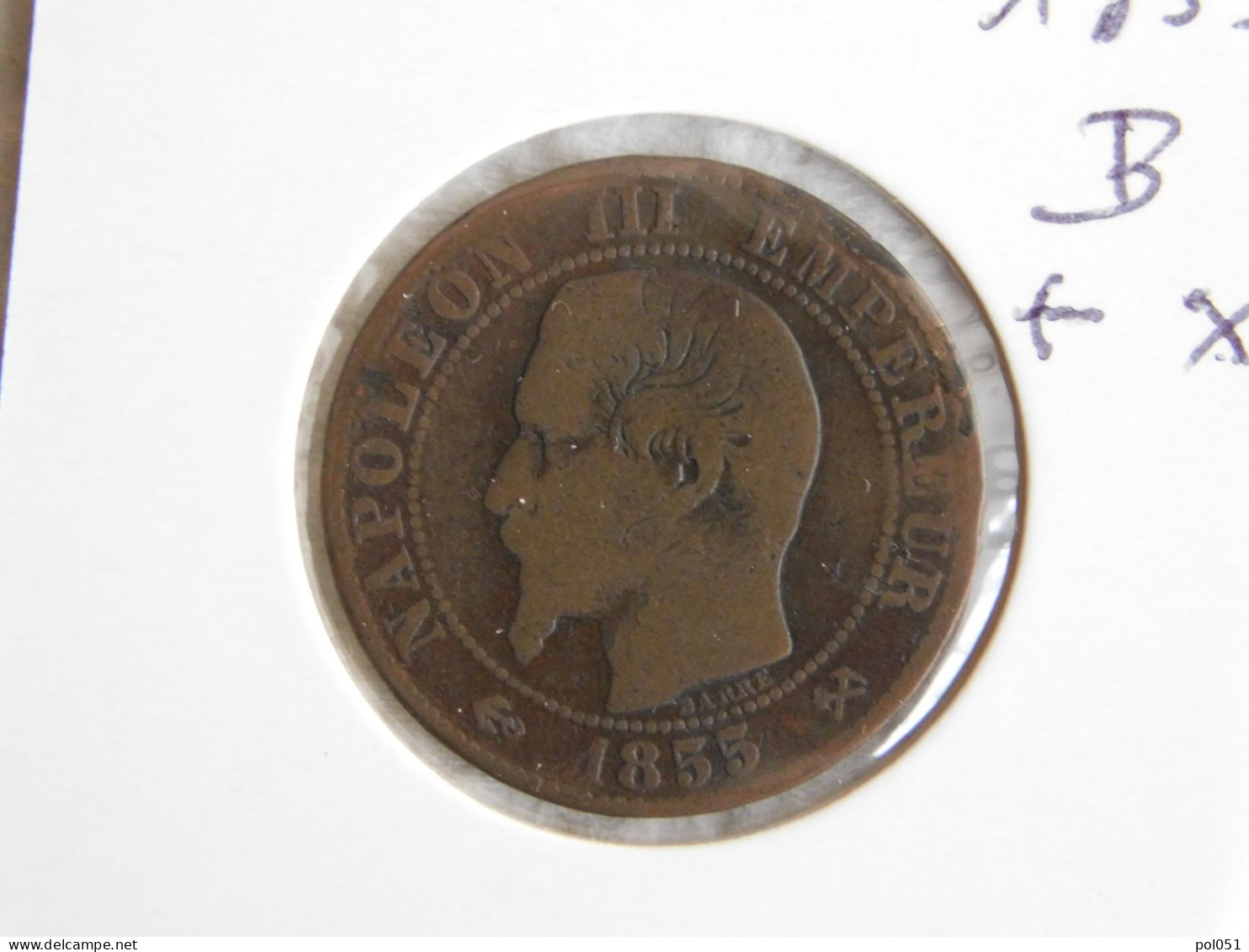 France 5 Centimes 1855 B ANCRE (100) - 5 Centimes