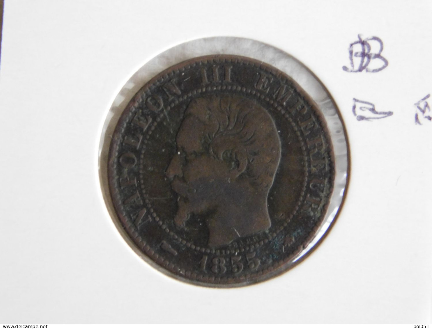 France 5 Centimes 1855 BB CHIEN (101) - 5 Centimes