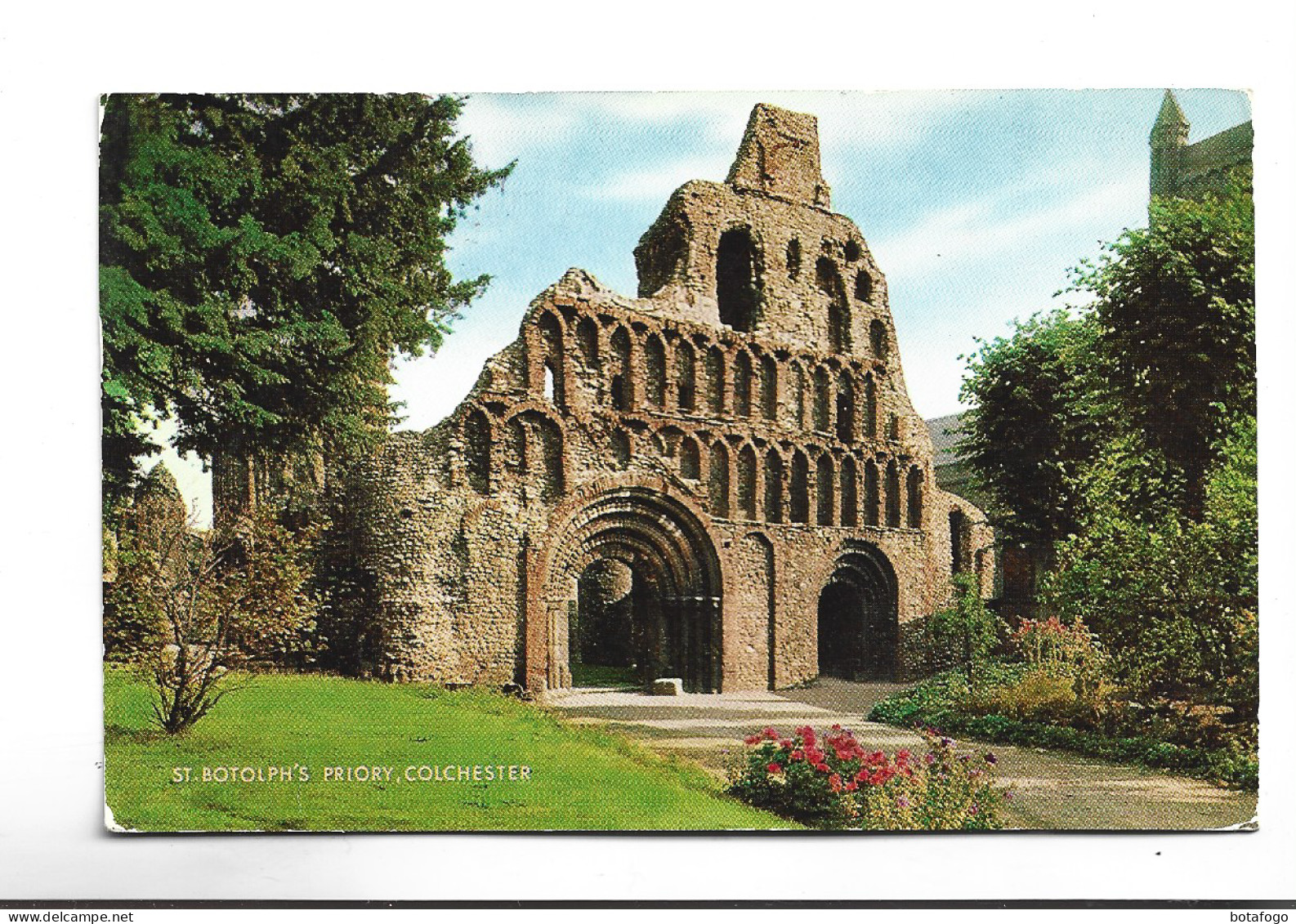 CPA      COLCHESTER, ST BOTOLPH S  PRIORY   (voir Timbre) - Colchester