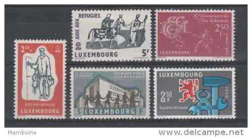 LUXEMBOURG : 1960  N° 576 à 580   Neuf X X  "5 Valeurs" - Ungebraucht