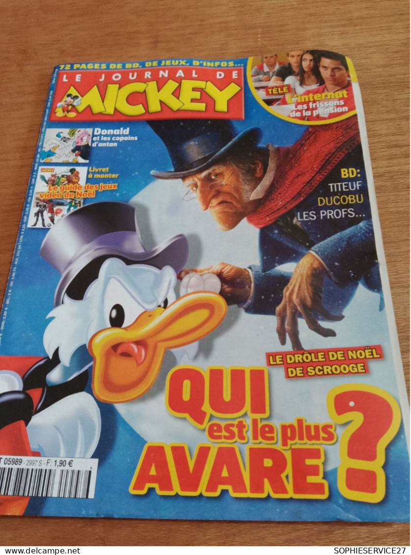 152 //  LE JOURNAL DE MICKEY N° 2997 / 2009 - Journal De Mickey