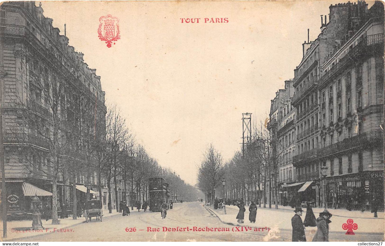 PARIS-75014- TOUT PARIS- RUE DENFERT-ROCHEREAU - Arrondissement: 14