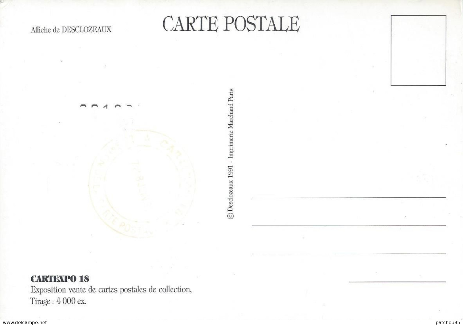 CPM Affiche De Desclozeaux Salon De Carte Postale à La Mutualité à Paris - Desclozeaux