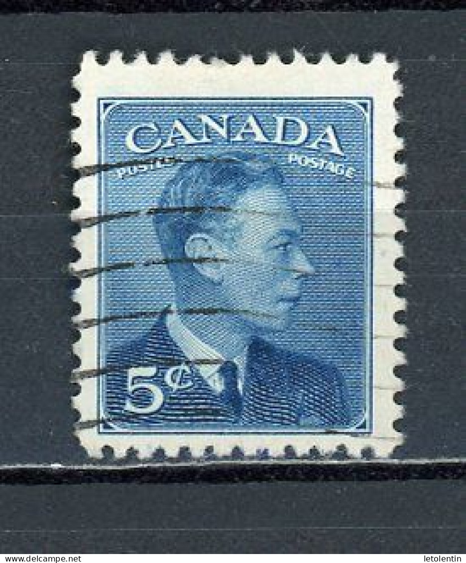 CANADA - GEORGES VI - N° Yvert 235 Obli. - Gebruikt