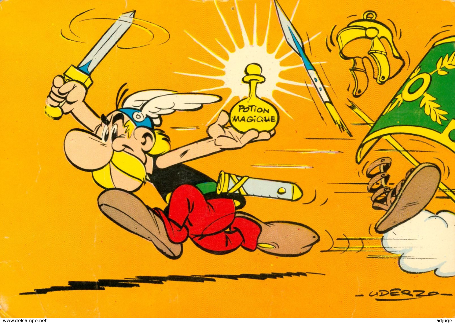 CP- Illustrateur- Dessinateur - B D - Uderzo - Astérix Et La Potion Magique - Journal Pilote - Chocolat REVILLON - Sine