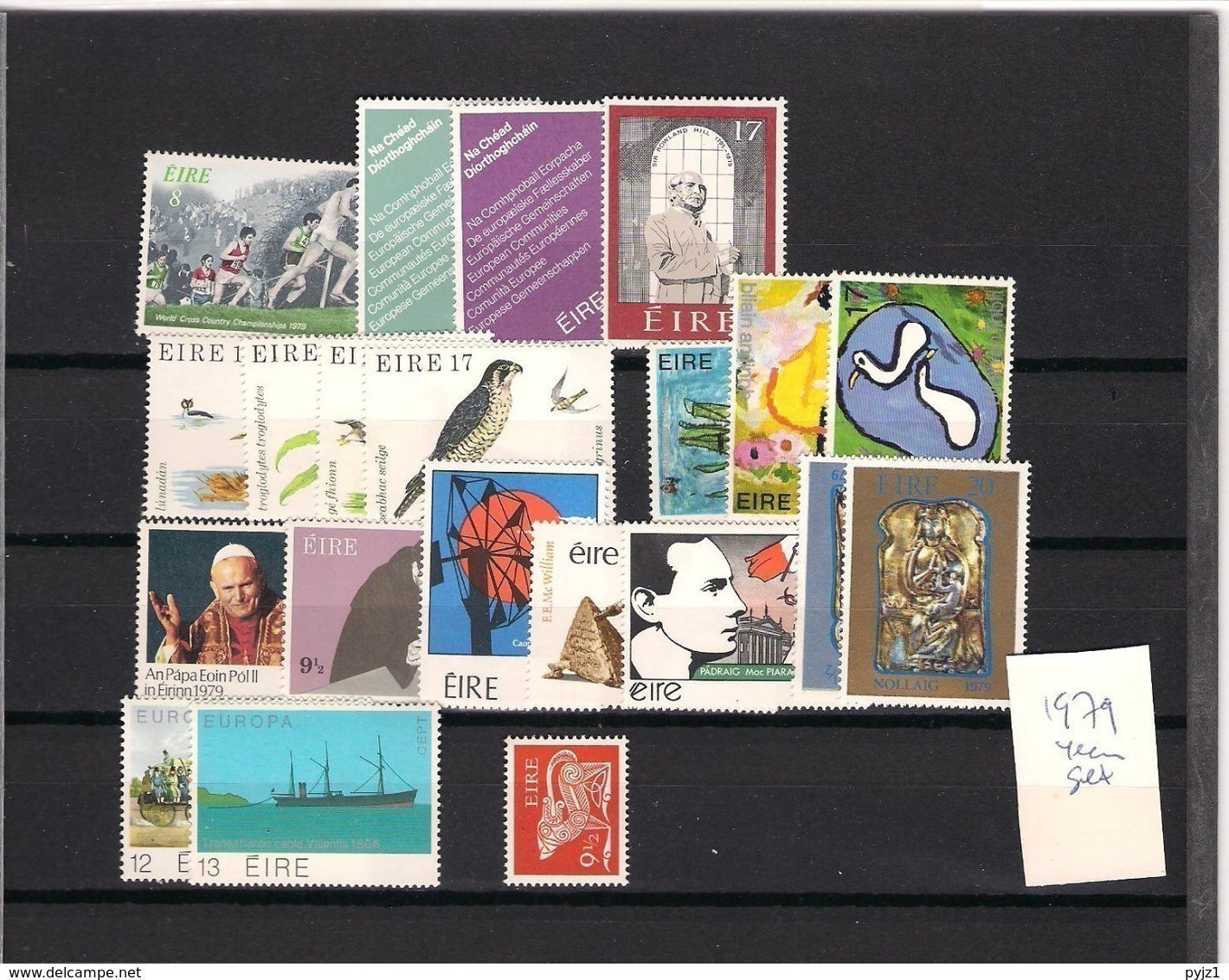 1979 MNH Ireland, Eire, Irland Year Collection, Postfris - Komplette Jahrgänge