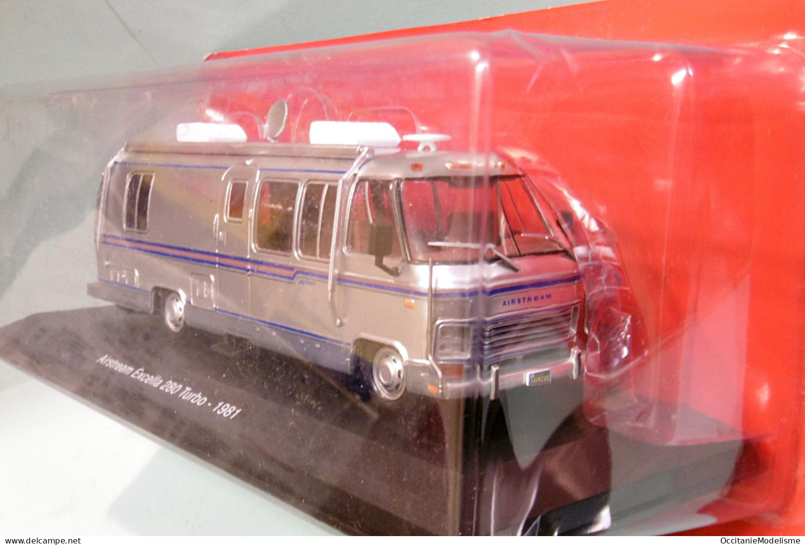 Ixo / Greenlight / Hachette - Camping-Car AIRSTREAM EXCELLA 280 TURBO 1981 Neuf NBO 1/43 - Other & Unclassified