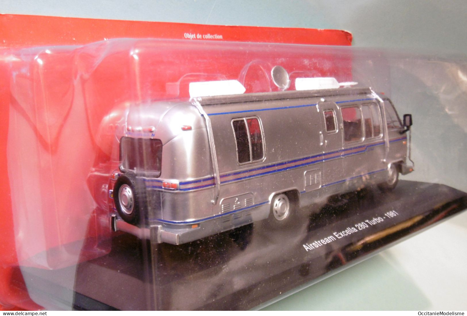 Ixo / Greenlight / Hachette - Camping-Car AIRSTREAM EXCELLA 280 TURBO 1981 Neuf NBO 1/43 - Sonstige & Ohne Zuordnung