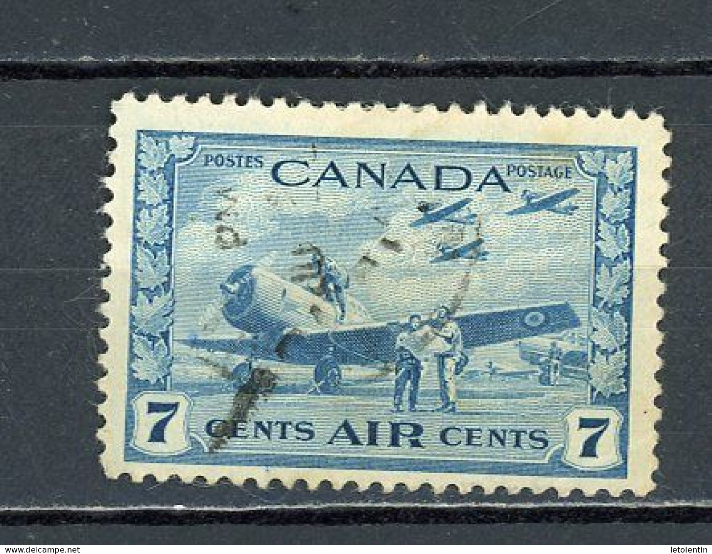 CANADA - POSTE AÉRIENNE - N° Yvert 8 Obli. - Posta Aerea