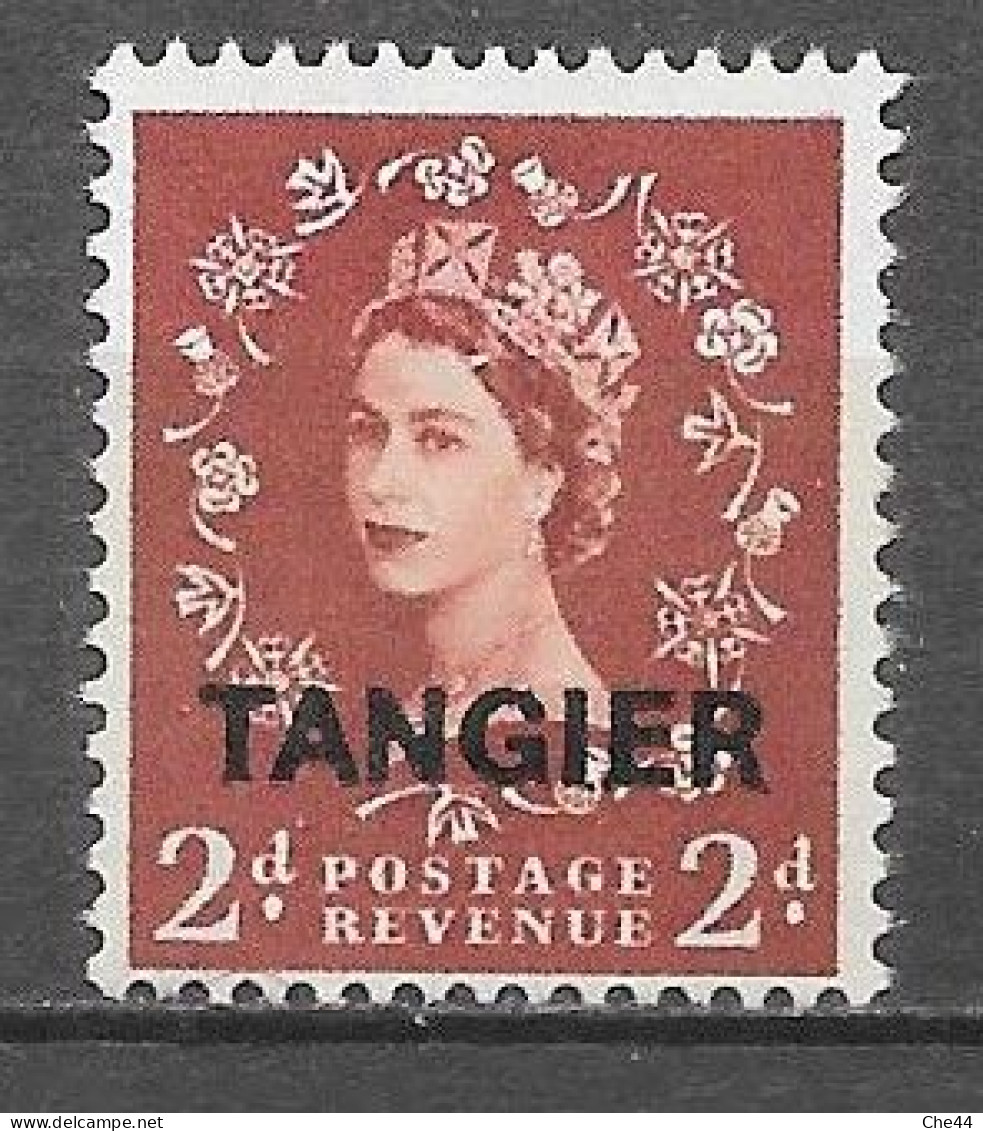 Bureaux Anglais : Tanger : Elisabeth II : N°59 Chez YT. - Postämter In Marokko/Tanger (...-1958)