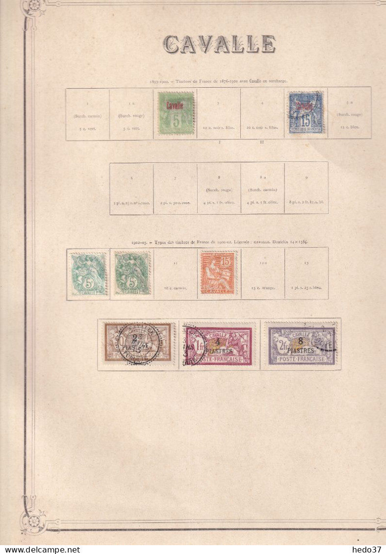 Cavalle - Collection Vendue Page Par Page - Neufs Sans Gomme / Oblitérés - B/TB - Used Stamps