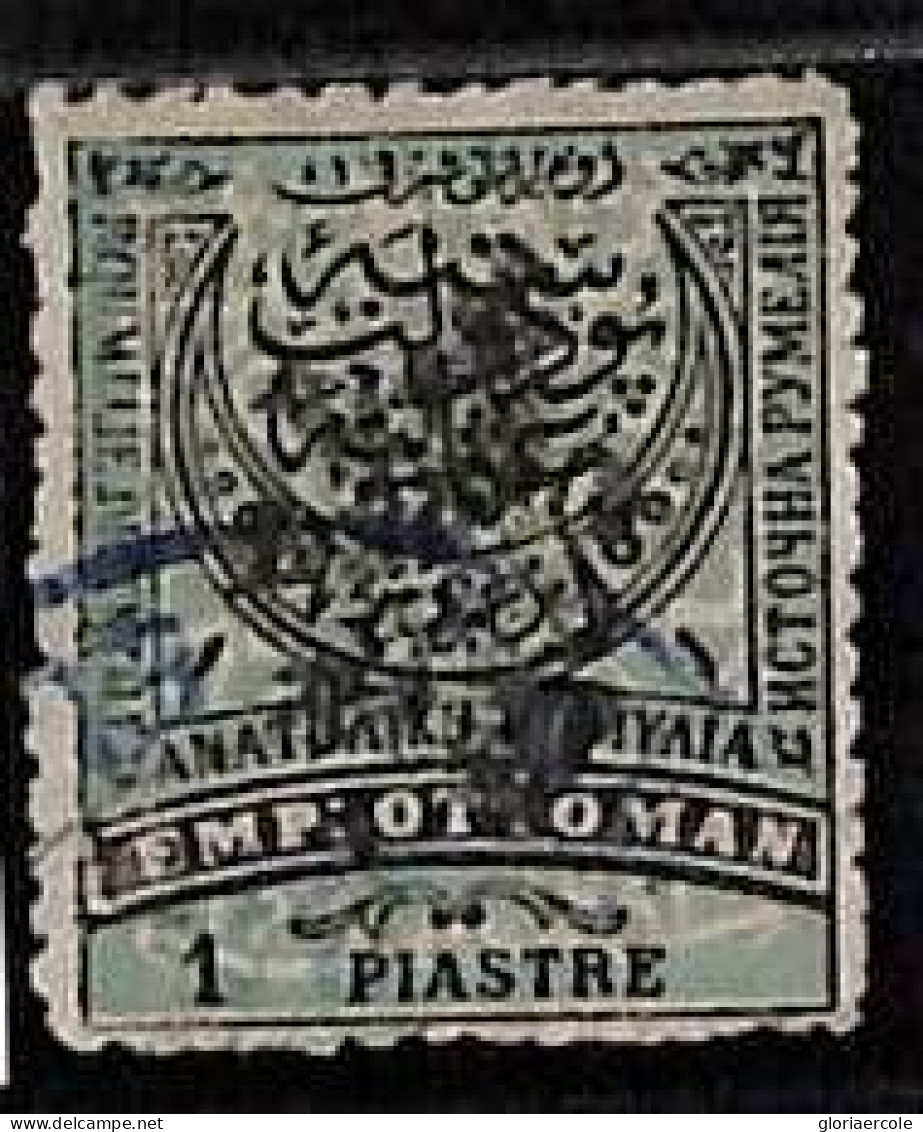 ZA0166f - ROMELIA Bulgaria - STAMPS - Yvert # 1  Black  Overprint  USED - Eastern Romelia